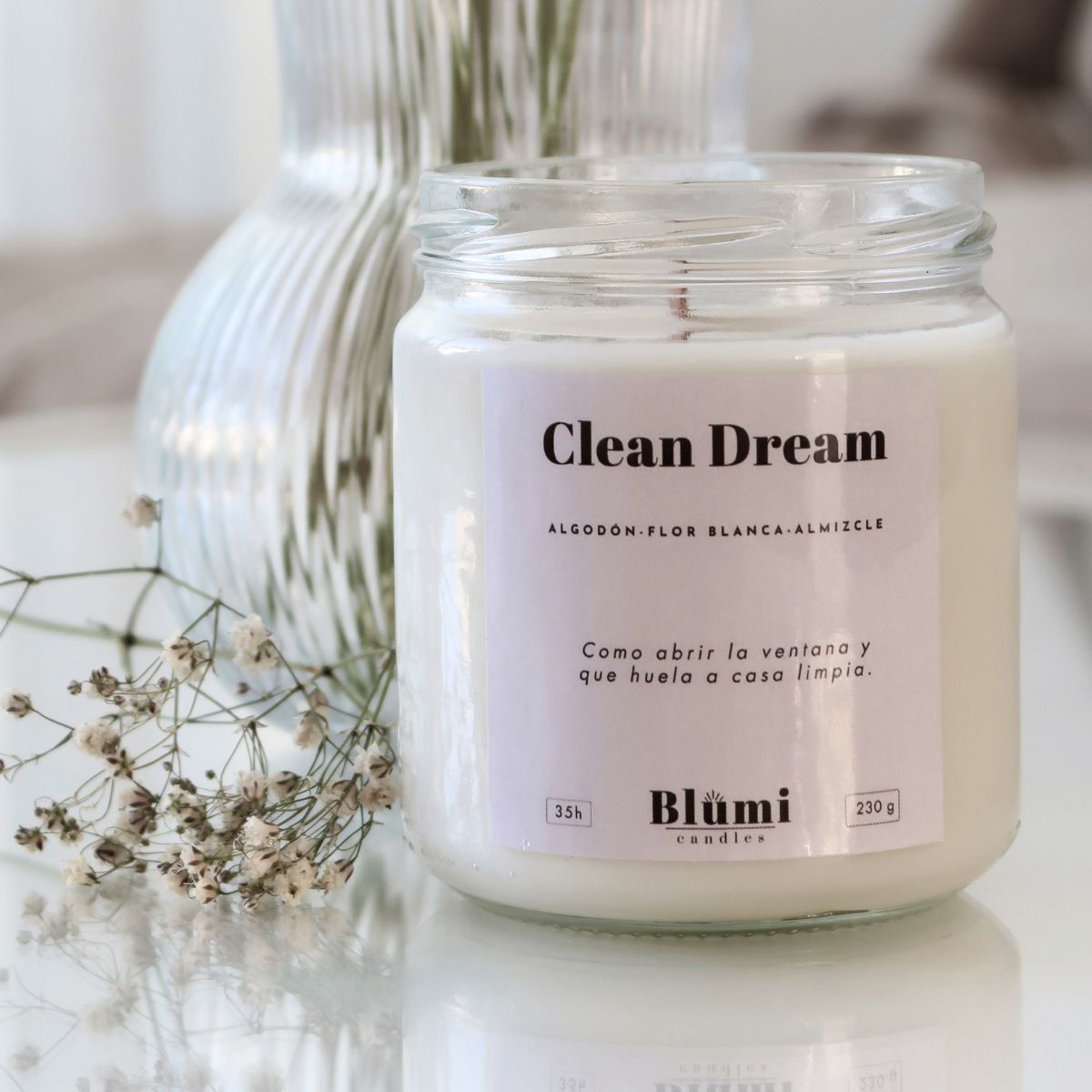 Clean Dream · Vela Aromática de Soja