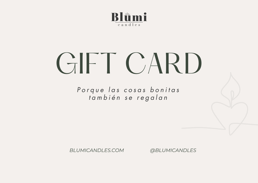 Tarjeta Regalo Blumi