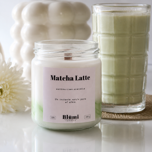 Matcha Latte · Vela Aromática de Soja · 230 gr