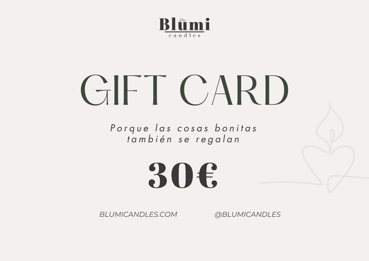 Tarjeta Regalo Blumi