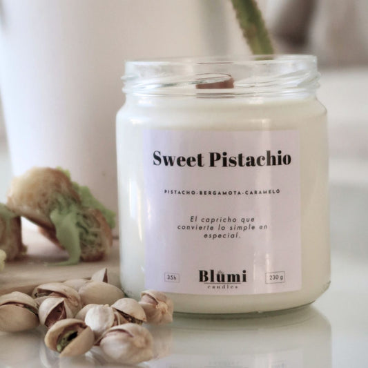 Sweet Pistachio · Vela Aromática de Soja