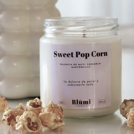 Sweet Pop Corn · Vela Aromática de Soja
